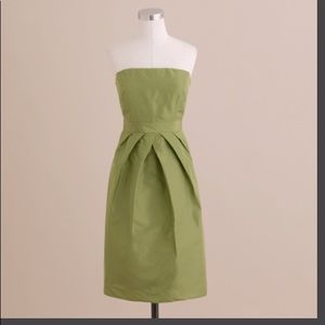 J Crew Kayla Strapless Silk Taffeta Dress 00P